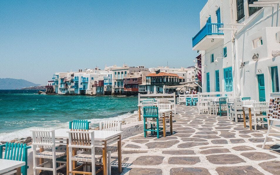 How To Create an Outdoor Greek Island Escape